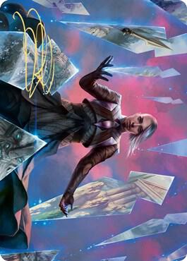 Behold the Multiverse Art Card (Gold-Stamped Signature) card image