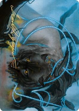 Bind the Monster Art Card (Gold-Stamped Signature) card image