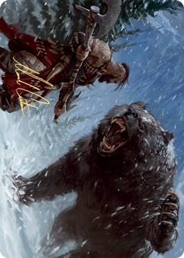 Blizzard Brawl Art Card (Gold-Stamped Signature) card image