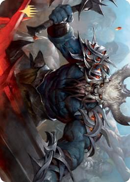 Frenzied Raider Art Card (Gold-Stamped Signature) card image