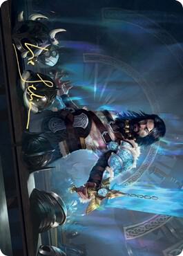 Halvar, God of Battle Art Card (Gold-Stamped Signature) card image
