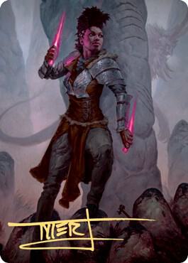 Kaya the Inexorable Art Card (Gold-Stamped Signature) card image