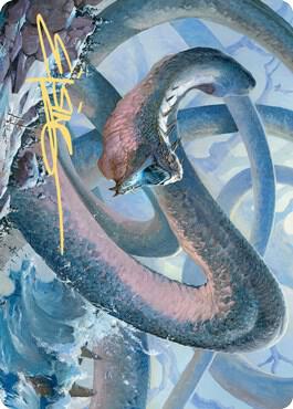 Koma, Cosmos Serpent Art Card (60/81) (Gold-Stamped Signature) card image