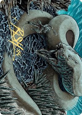 Koma, Cosmos Serpent Art Card (80/81) (Gold-Stamped Signature) card image