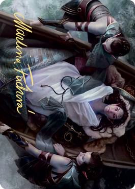 Return Upon the Tide Art Card (Gold-Stamped Signature) card image
