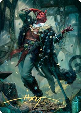 Tibalt, Cosmic Impostor Art Card (Gold-Stamped Signature) card image