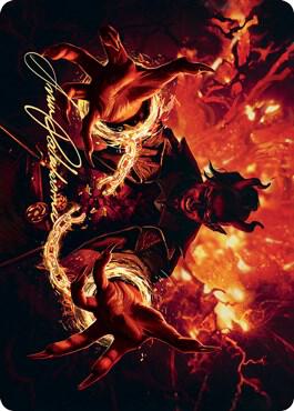 Tibalt's Trickery Art Card (Gold-Stamped Signature) card image
