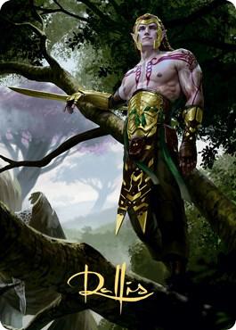 Tyvar Kell Art Card (Gold-Stamped Signature) card image