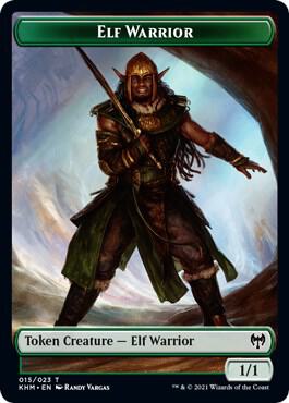 Elf Warrior // Troll Warrior Double-Sided Token card image