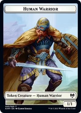Human Warrior // Koma's Coil Double-Sided Token card image