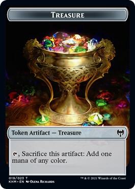 Treasure // Zombie Berserker Double-Sided Token card image