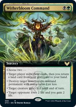 Witherbloom Command (Extended Art) card image