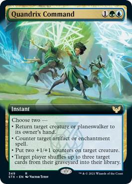 Quandrix Command (Extended Art) card image