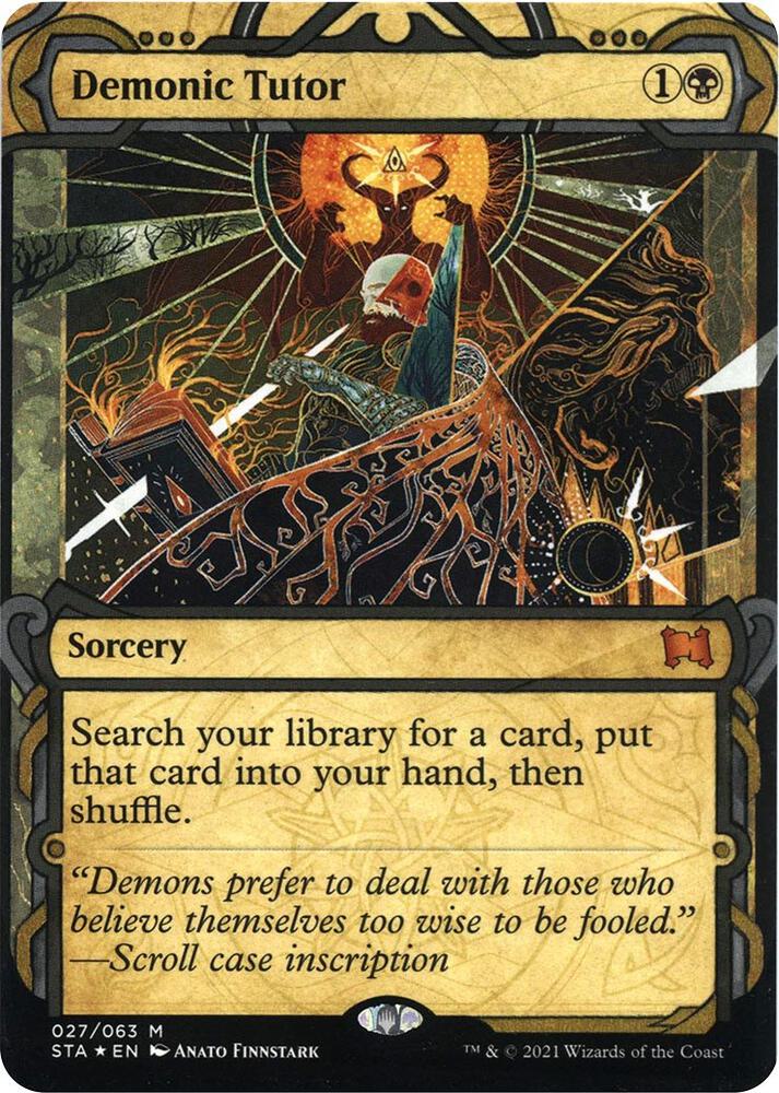 Demonic Tutor (Foil Etched) card image