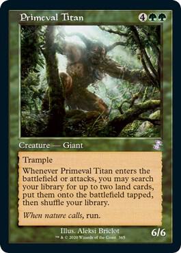 Primeval Titan card image
