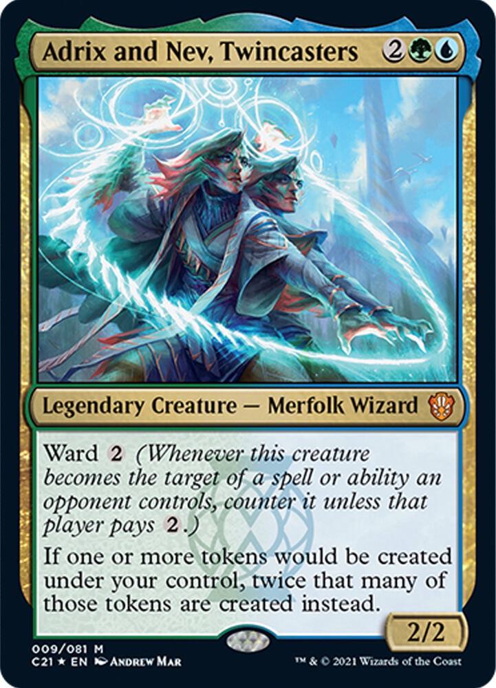Adrix and Nev, Twincasters card image