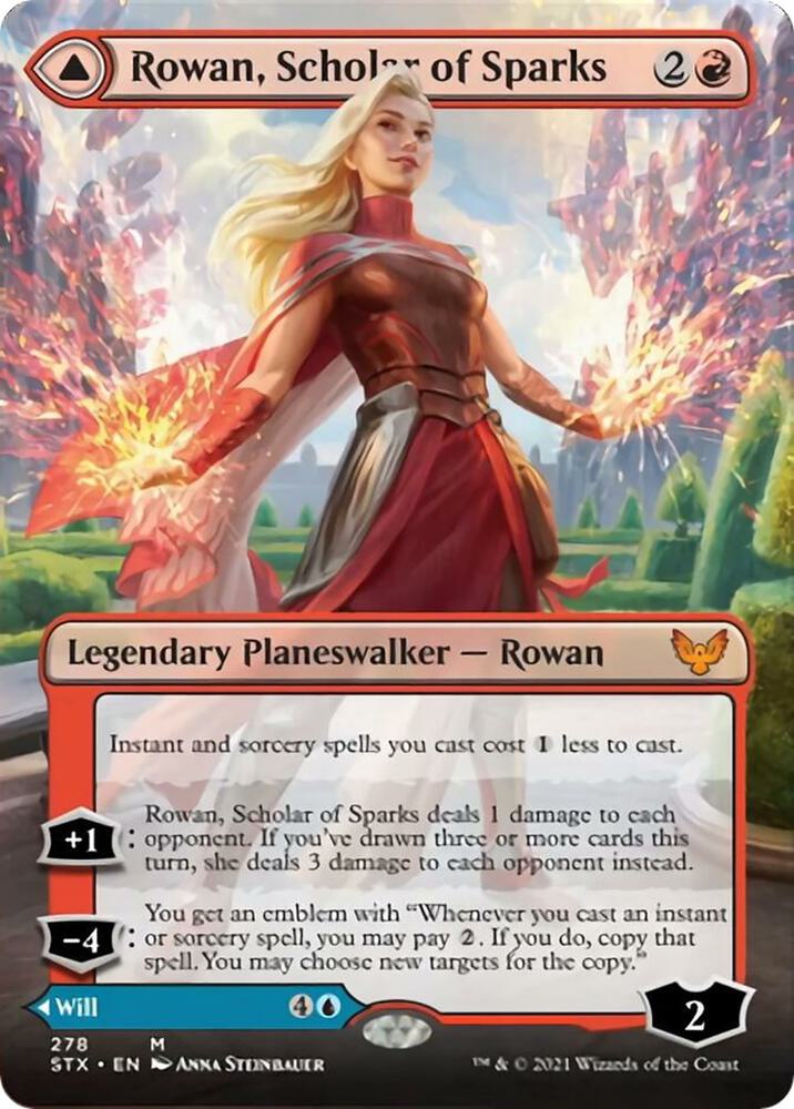 Rowan, Scholar of Sparks (Borderless) card image