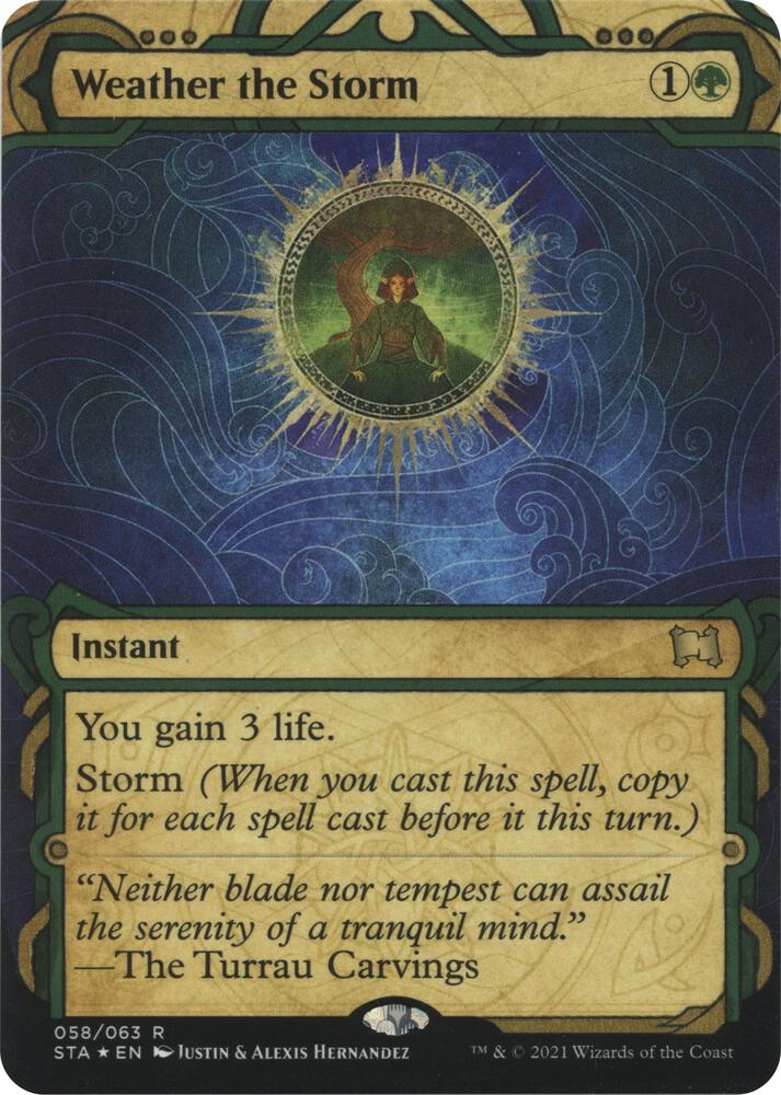 Weather the Storm (Foil Etched) card image