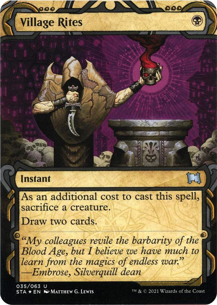 Village Rites (Foil Etched) card image