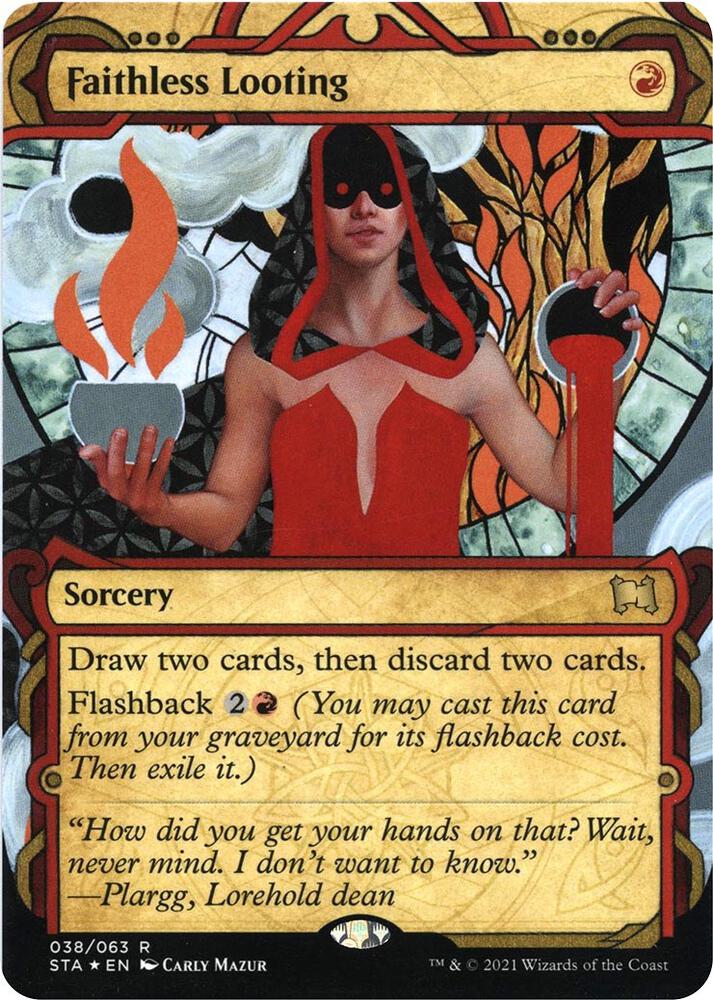 Faithless Looting (Foil Etched) card image