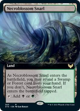 Necroblossom Snarl (Extended Art) card image
