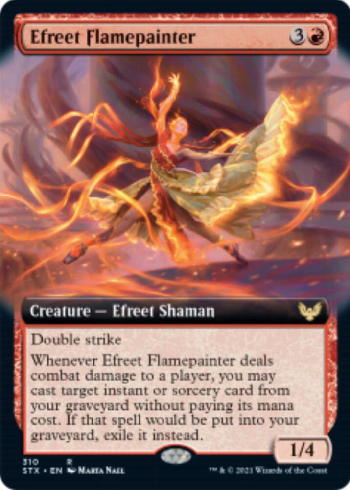 Efreet Flamepainter (Extended Art) card image