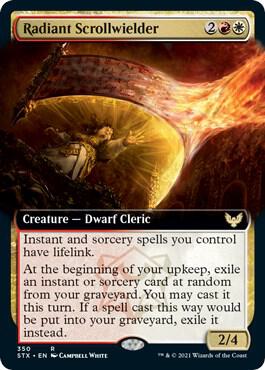 Radiant Scrollwielder (Extended Art) card image