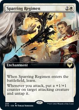Sparring Regimen (Extended Art) card image