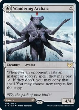 Wandering Archaic card image