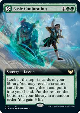 Basic Conjuration (Extended Art) card image