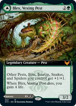 Blex, Vexing Pest (Extended Art) card image