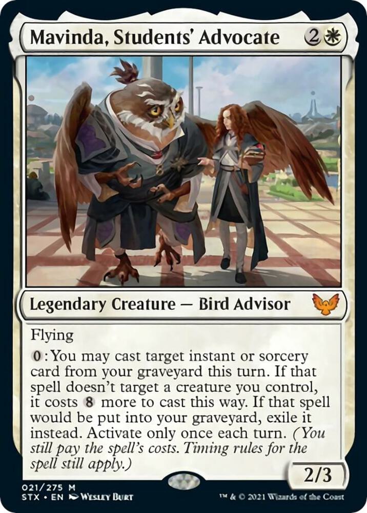 Mavinda, Students' Advocate card image