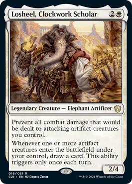 Losheel, Clockwork Scholar card image