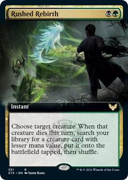 Rushed Rebirth (Extended Art) card image
