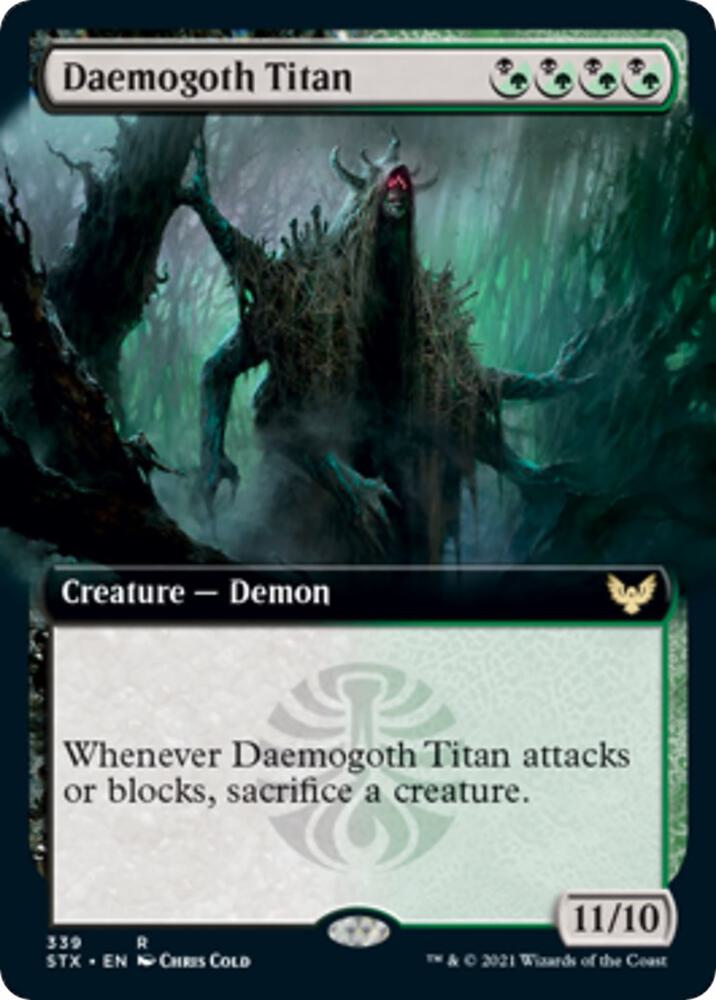Daemogoth Titan (Extended Art) card image