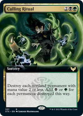 Culling Ritual (Extended Art) card image