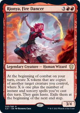 Rionya, Fire Dancer card image
