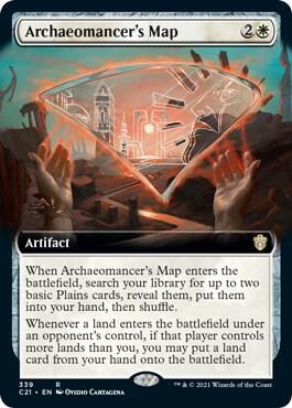 Archaeomancer's Map (Extended Art) card image