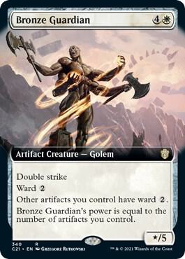 Bronze Guardian (Extended Art) card image