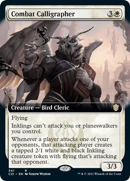 Combat Calligrapher (Extended Art) card image
