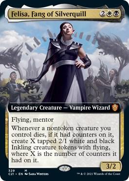 Felisa, Fang of Silverquill (Extended Art) card image