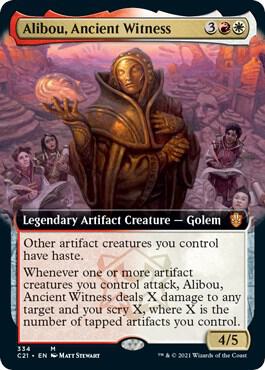 Alibou, Ancient Witness (Extended Art) card image