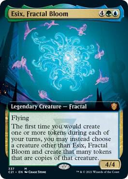 Esix, Fractal Bloom (Extended Art) card image