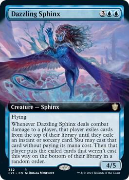 Dazzling Sphinx (Extended Art) card image