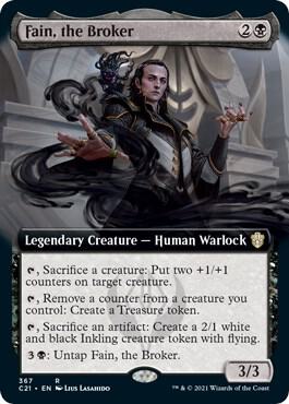 Fain, the Broker (Extended Art) card image