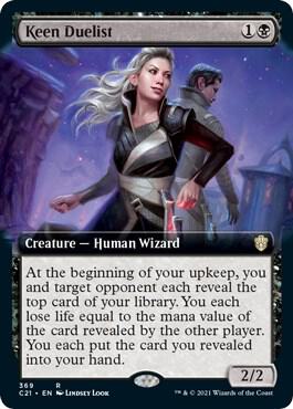 Keen Duelist (Extended Art) card image