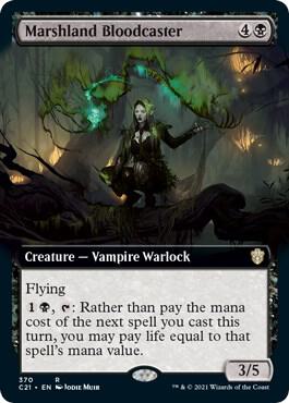 Marshland Bloodcaster (Extended Art) card image