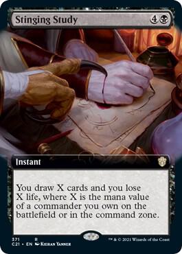Stinging Study (Extended Art) card image