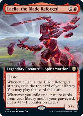Laelia, the Blade Reforged (Extended Art) card image