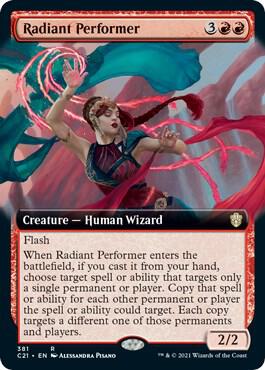 Radiant Performer (Extended Art) card image